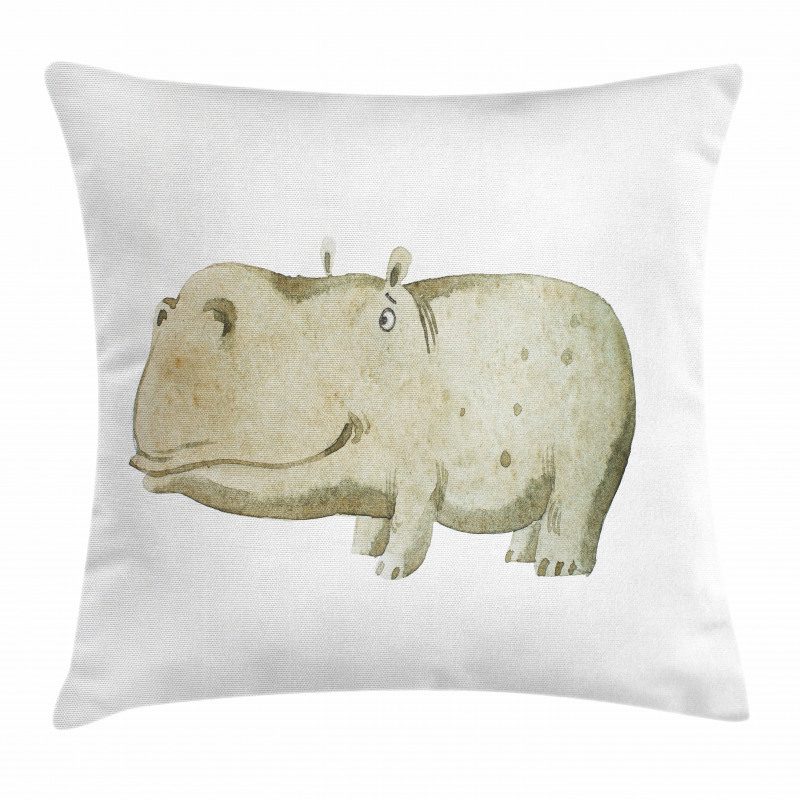 Watercolor Style Baby Pillow Cover