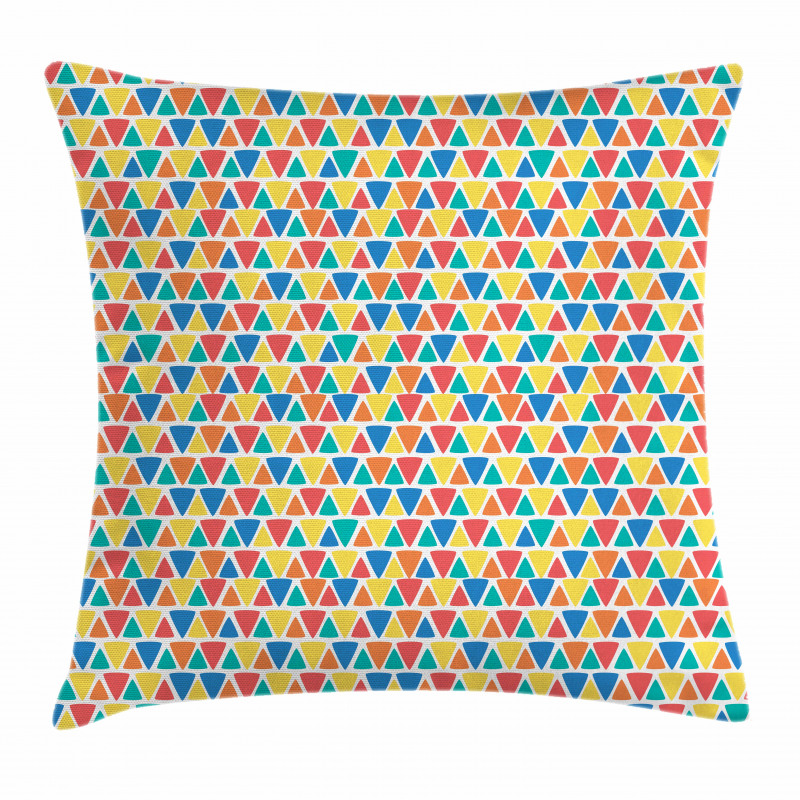 Triangular Ornamentation Pillow Cover