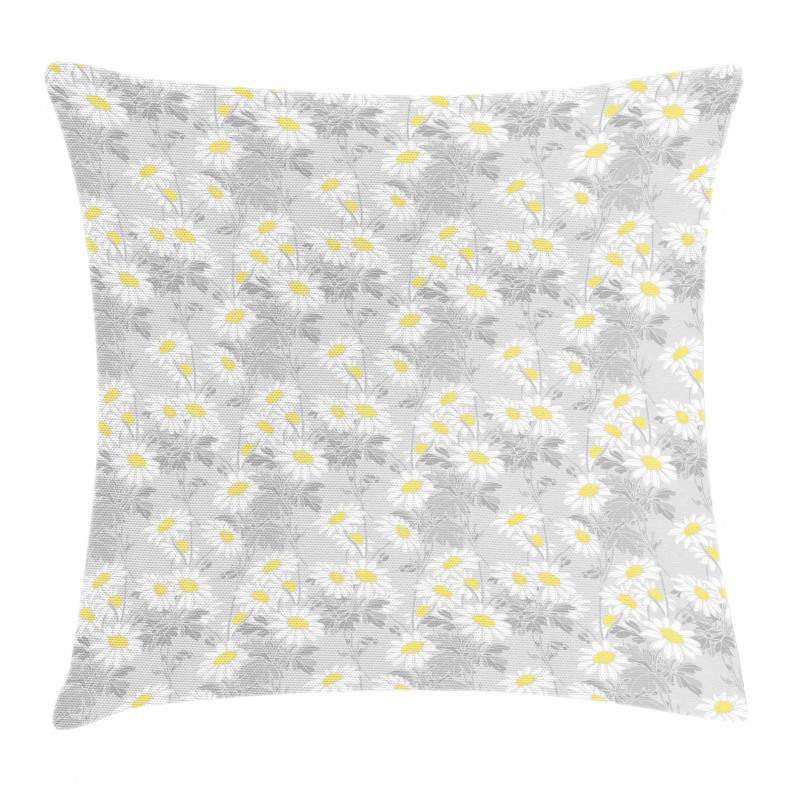 Heap of Chamomile Flowers Pillow Cover