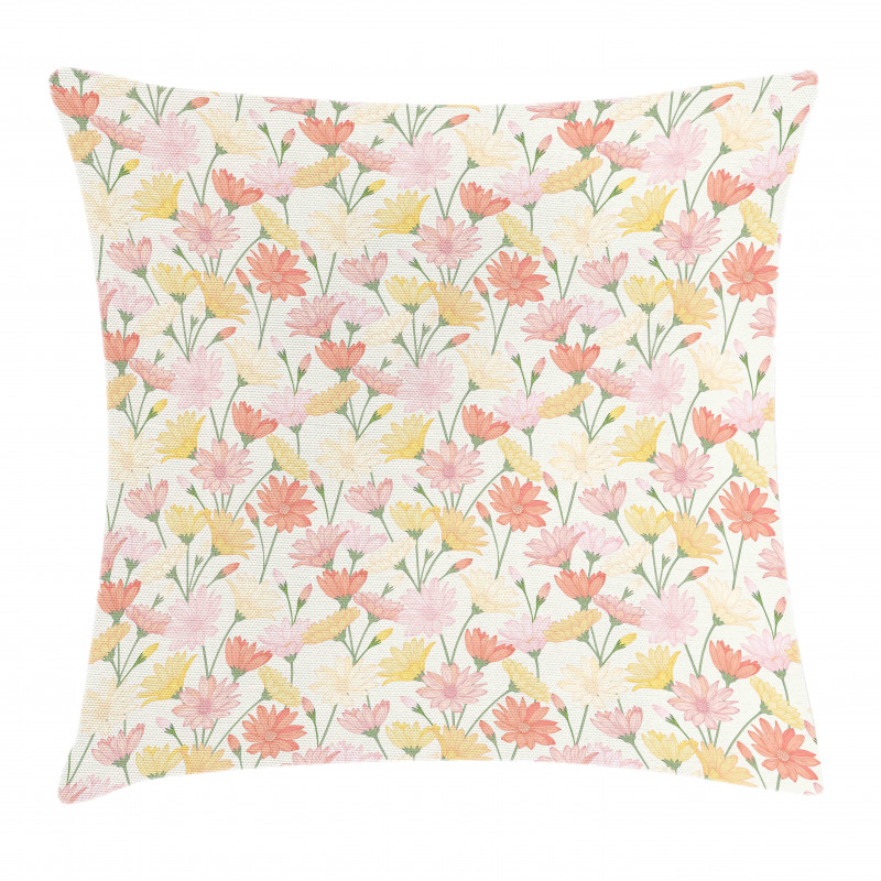 Romantic Vintage Floral Pillow Cover