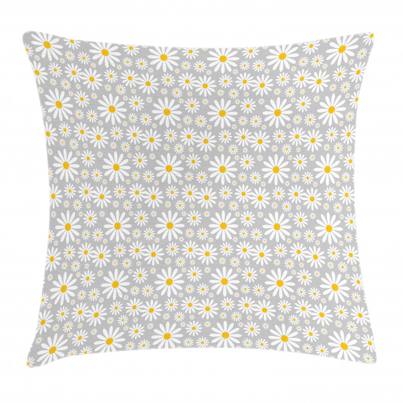 Chamomile Petals Image Pillow Cover