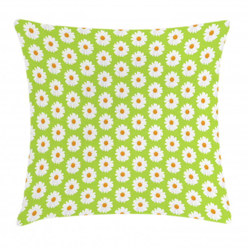 Marguerite Daisies Bloom Pillow Cover