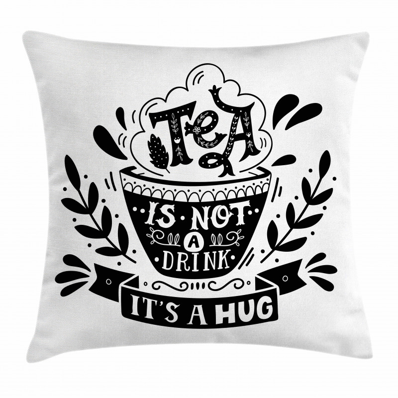 Piping Hot Cup of Tea Pillow Cover