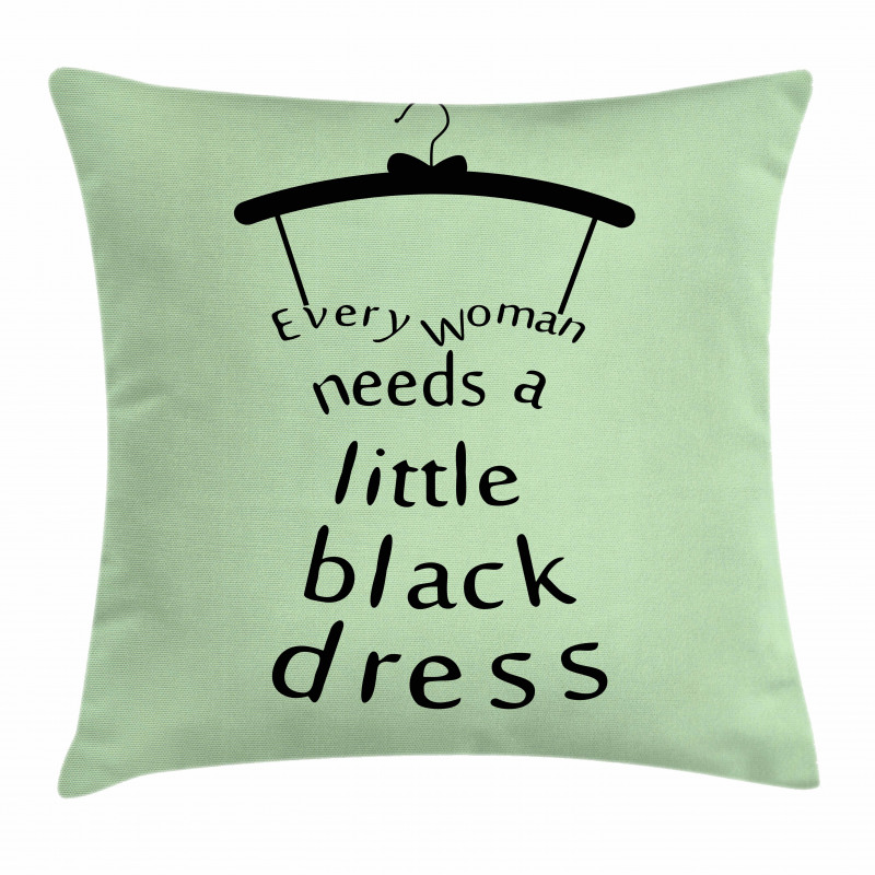 Little Black Dress Pillow Cover