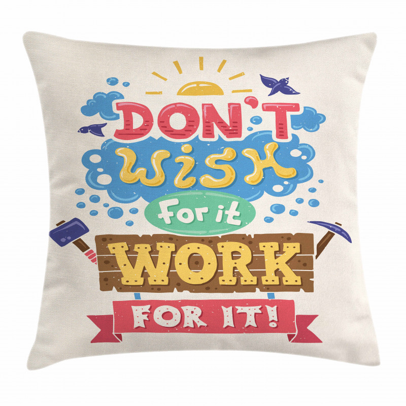 Vintage Hipster Style Pillow Cover
