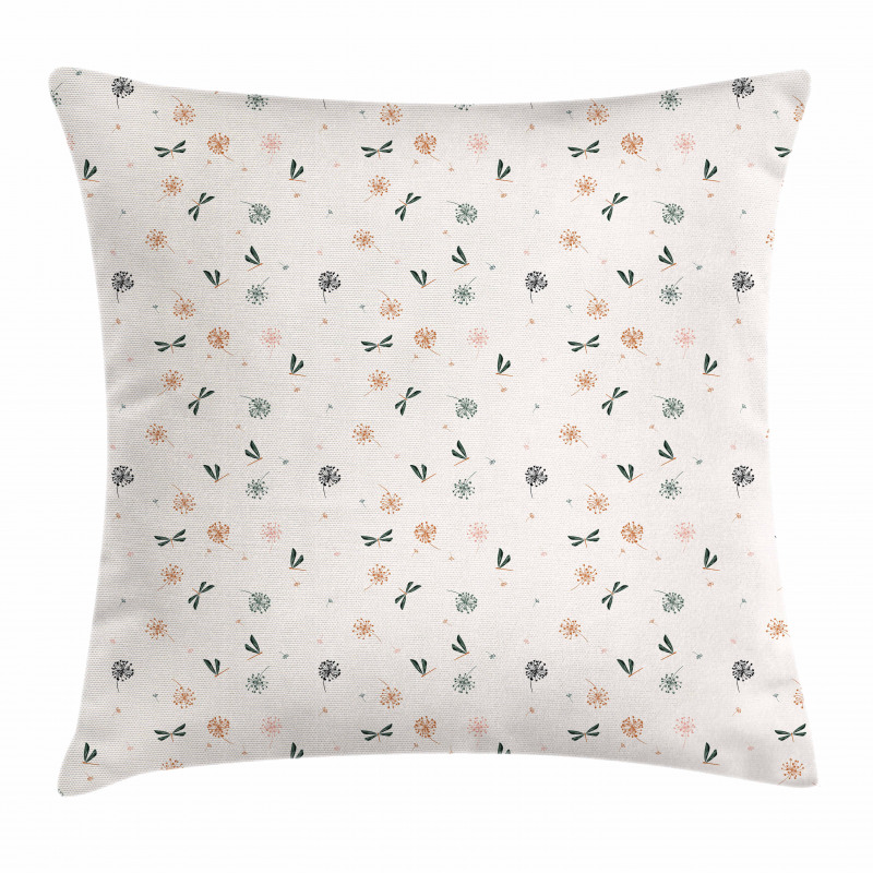 Bugs and Dandelions Pillow Cover