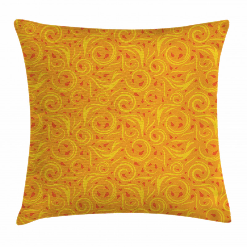 Swirling Autumn Leaves Pillow Cover