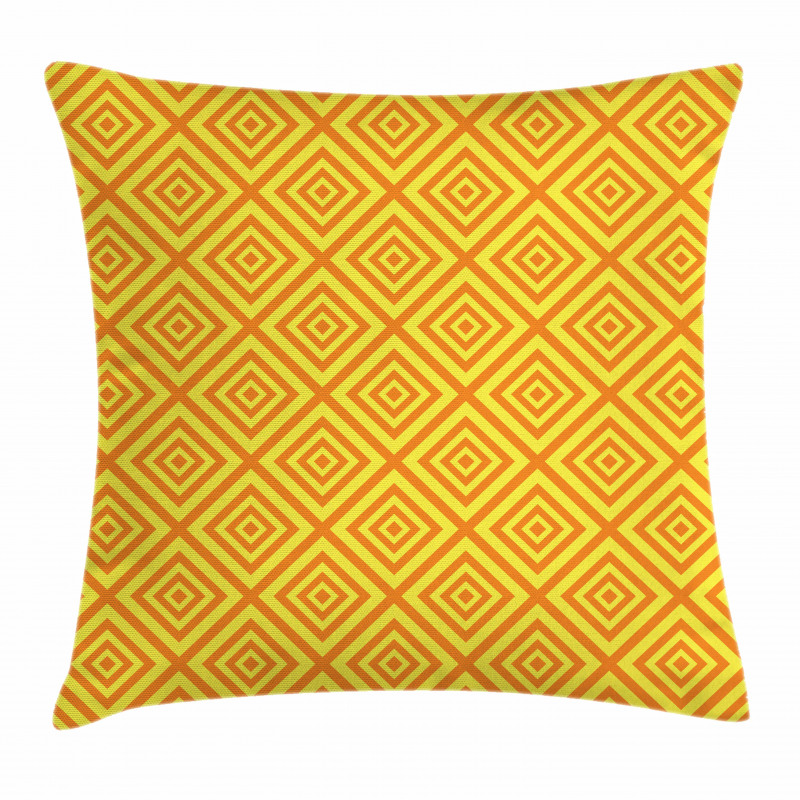 Rhombus Grid Pillow Cover