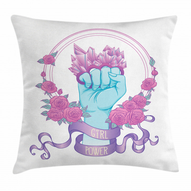 Fist Female Power Pillow Cover
