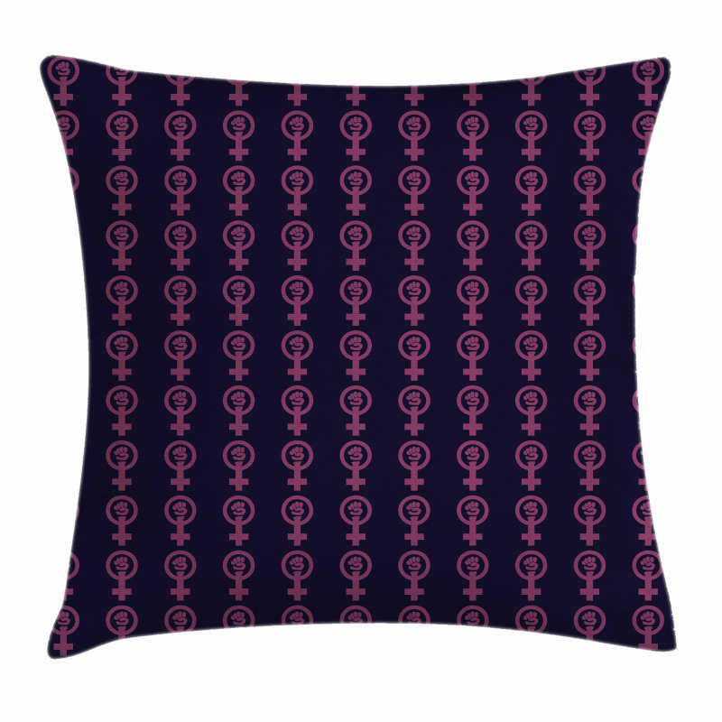 Venus Mirror and Fist Pillow Cover