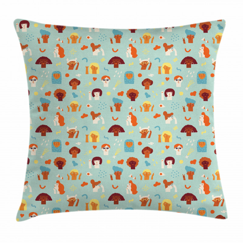 Diverse Women Pillow Cover