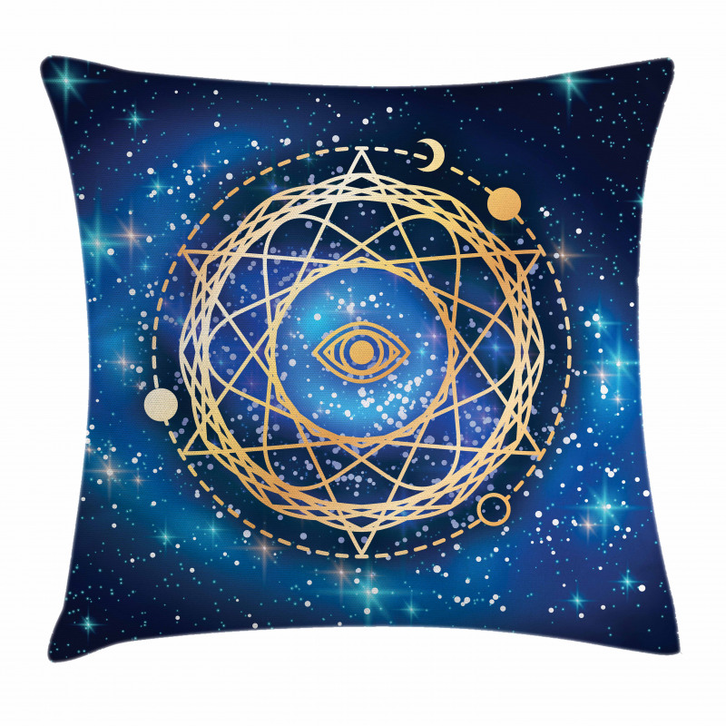 Geometric Emblem Pillow Cover