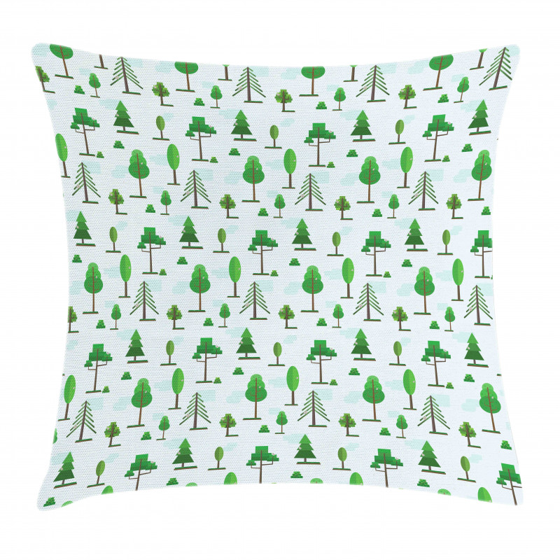 Spring Woodland Pillow Cover