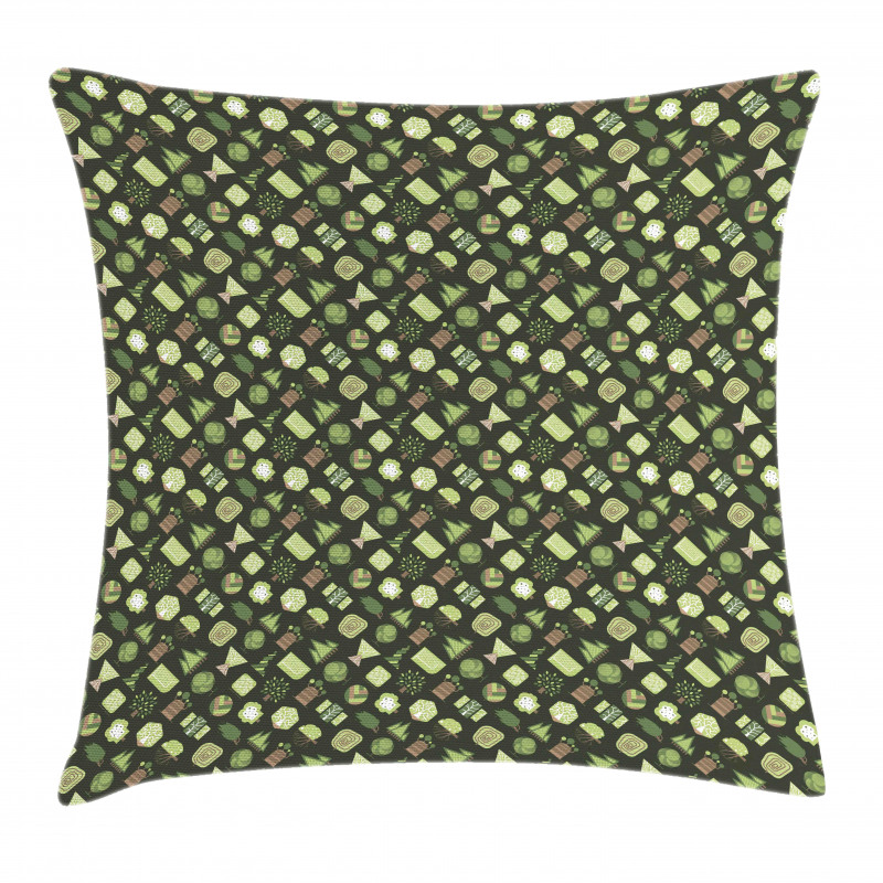 Eco Woodland Pillow Cover