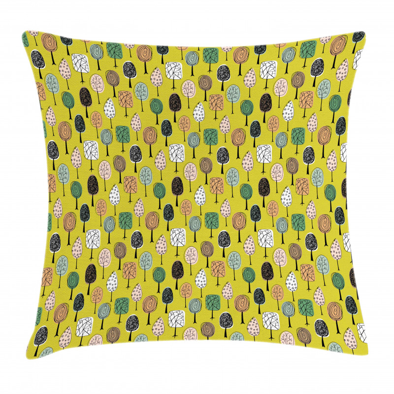 Autumn Trees Pillow Cover