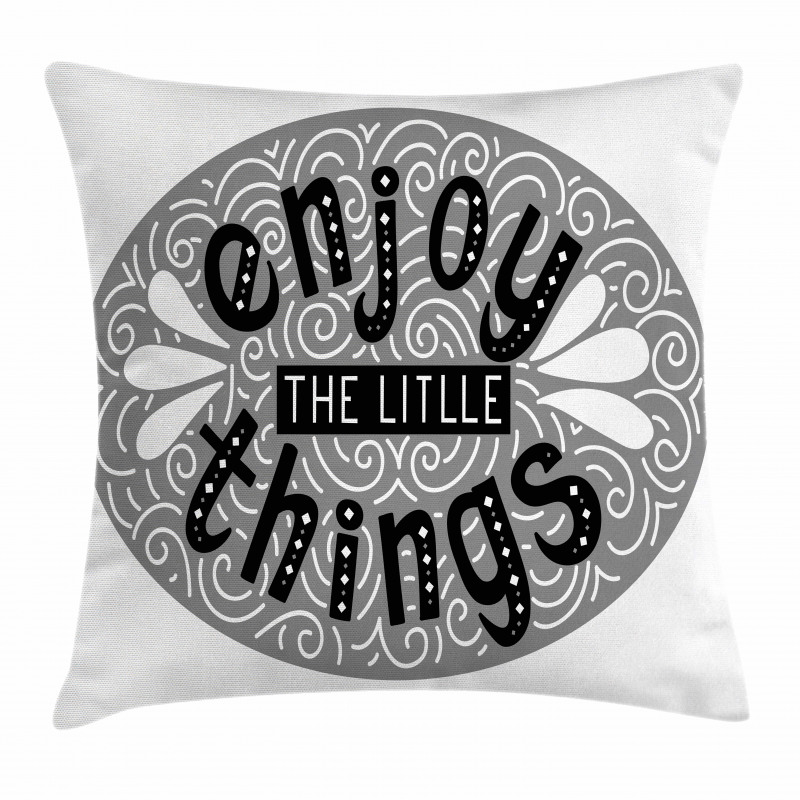 Expression Lettering Pillow Cover
