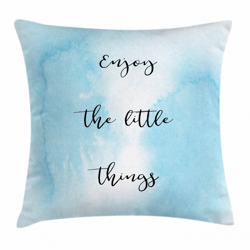 Watercolor Ombre Design Pillow Cover