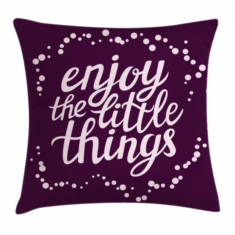 Motivation Boost Phrase Pillow Cover
