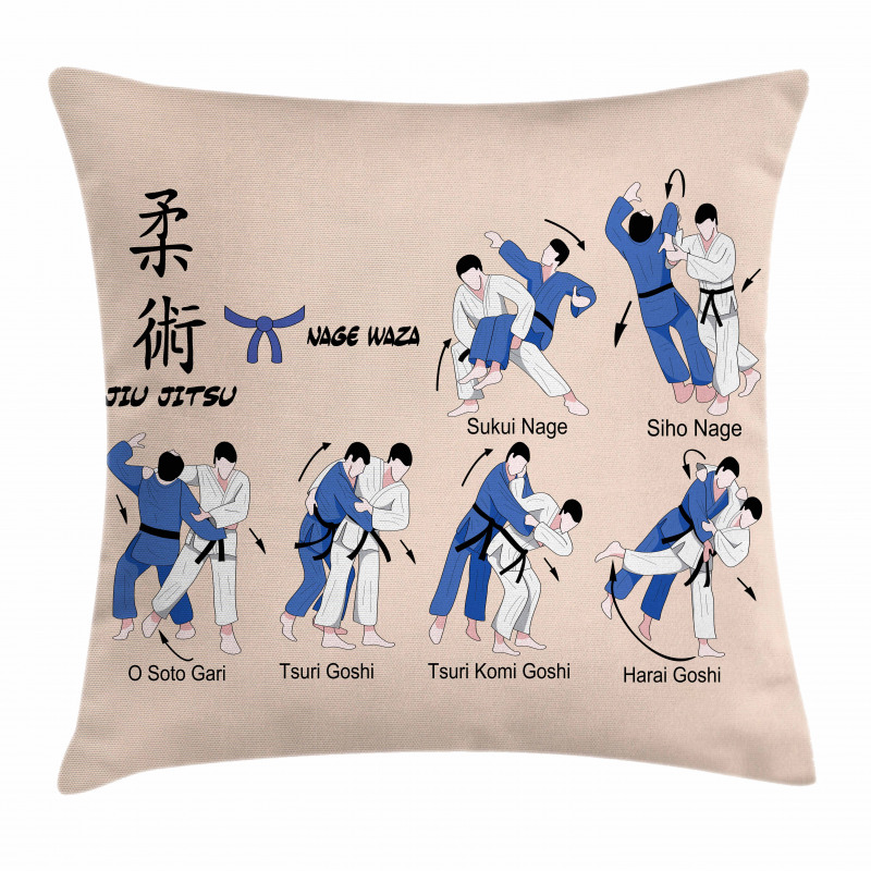 Defense Techniques Pillow Cover