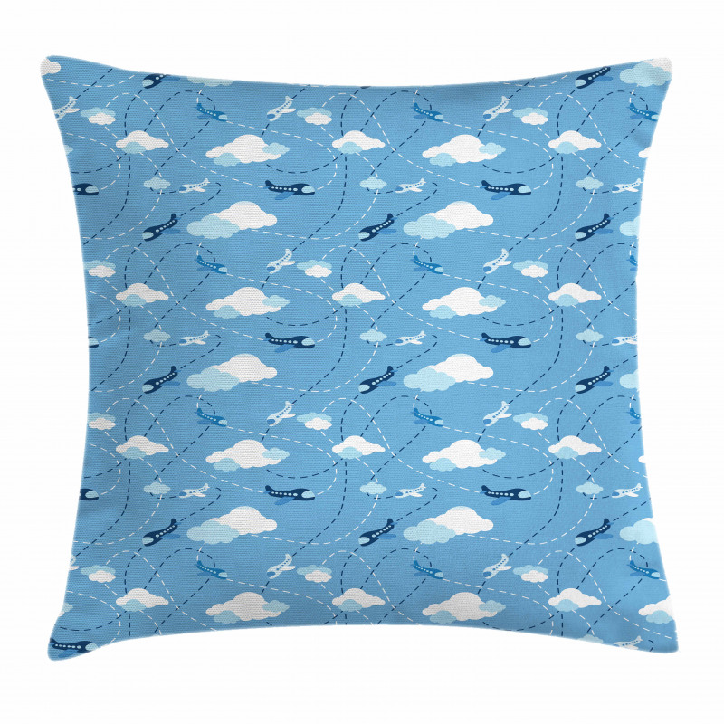 Kids Boys Aviation Pillow Cover