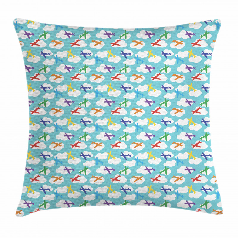 Colorful Joyous Travel Pillow Cover