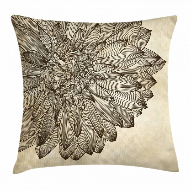 Vintage Blossom Grunge Pillow Cover