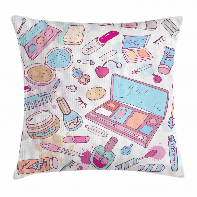 Makeup Cosmetics Glamor Pillow Cover