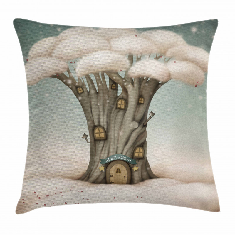 Tree in the Sky Fantasy Pillow Cover