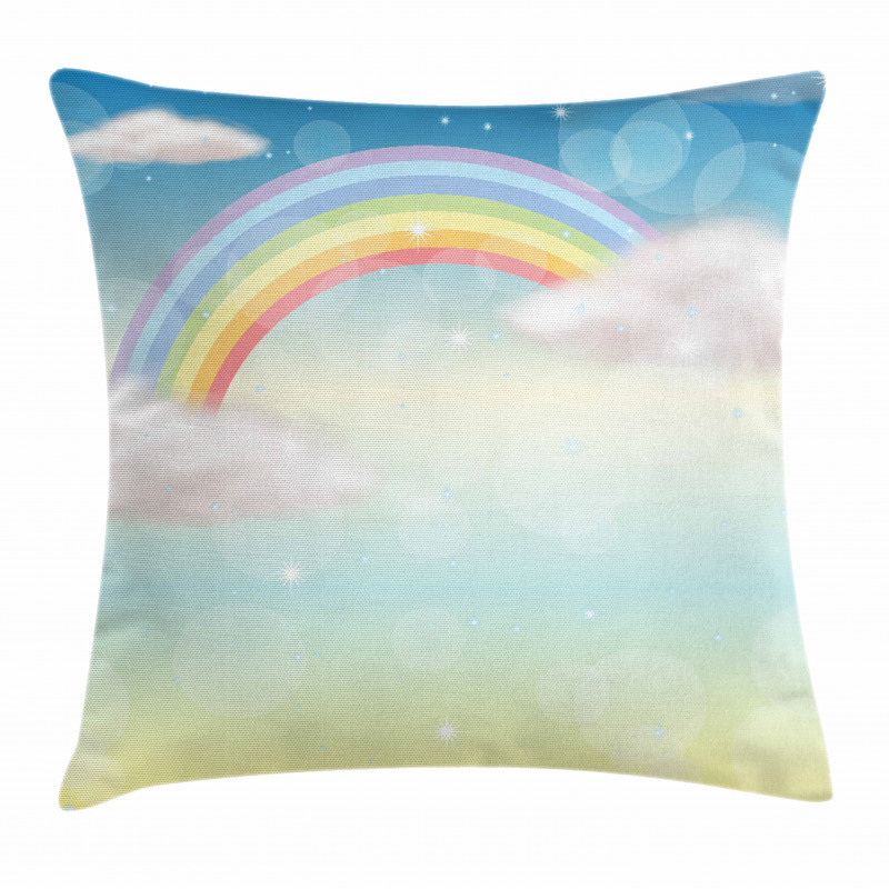 Semi Circle Style Rainbow Pillow Cover