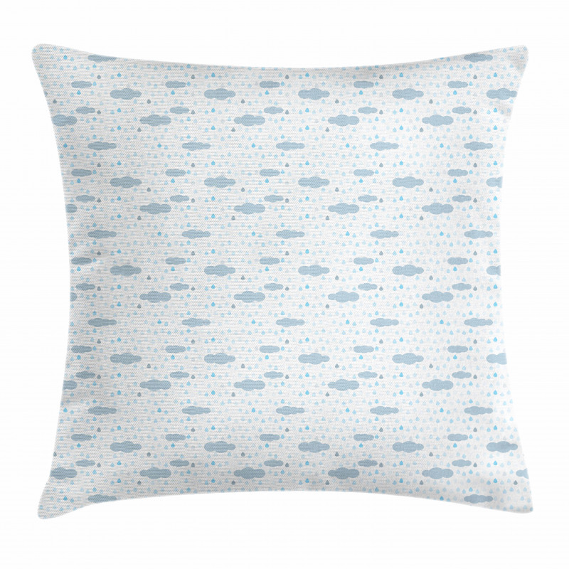 Rain Drops and Droplets Pillow Cover