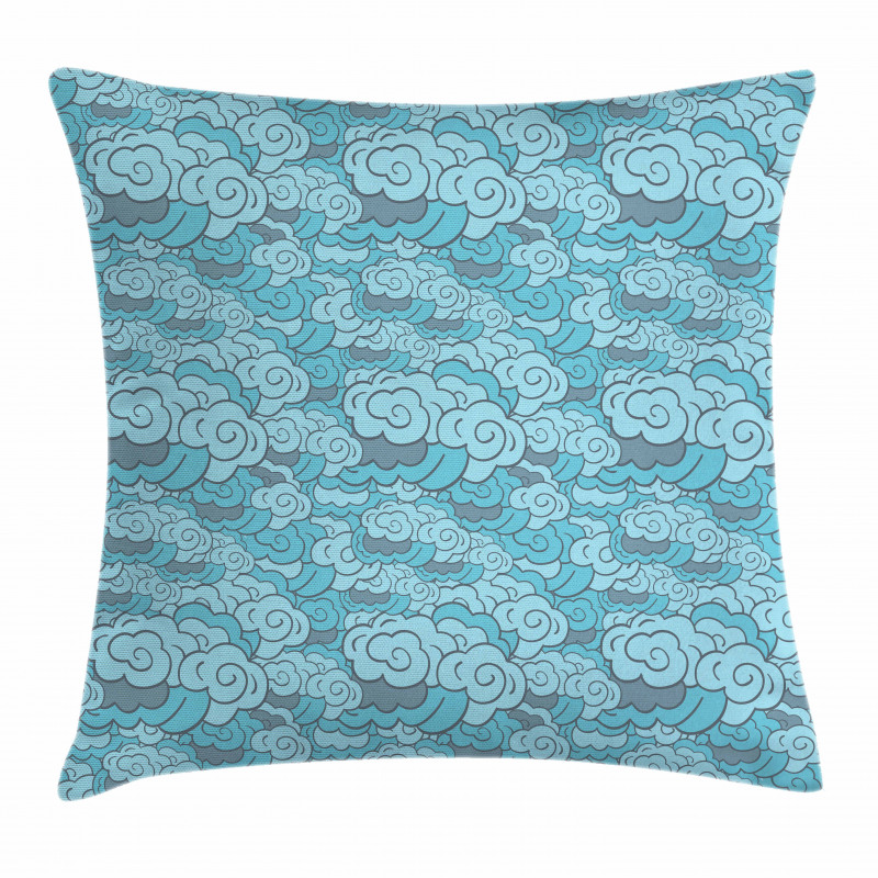 Blue Skyscape Pillow Cover