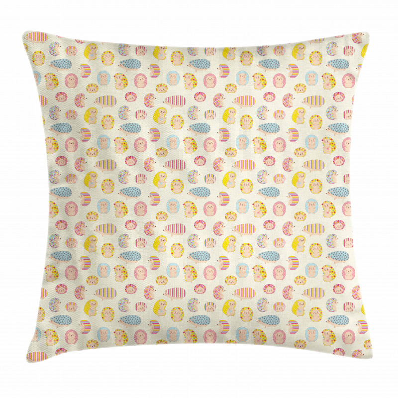 Colorful Forest Design Pillow Cover