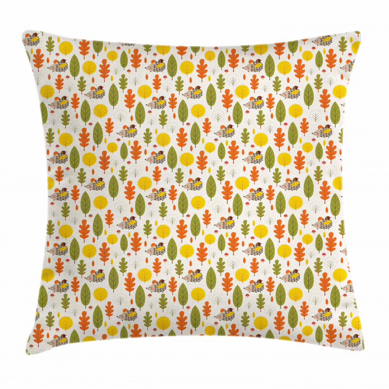 Ornate Autumn Forest Pillow Cover