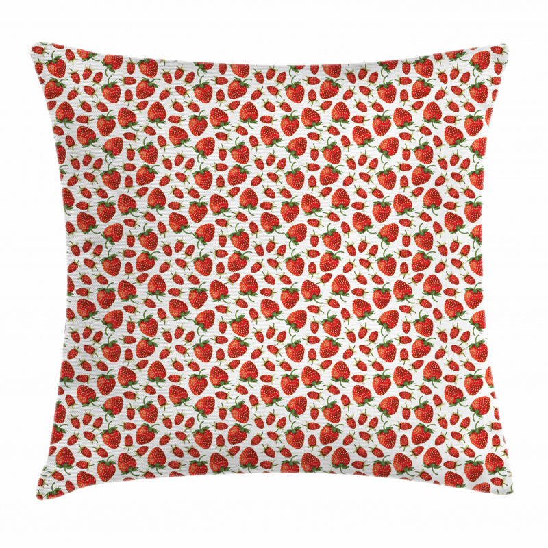 Realistic Ripe Berry Pillow Cover