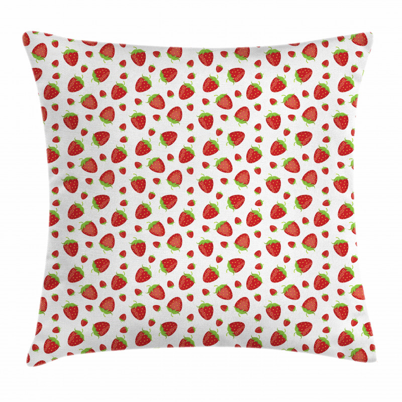 Tasty Strawberries Pillow Cover