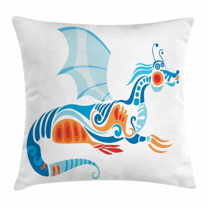 Mythologic Dragon Pillow Cover