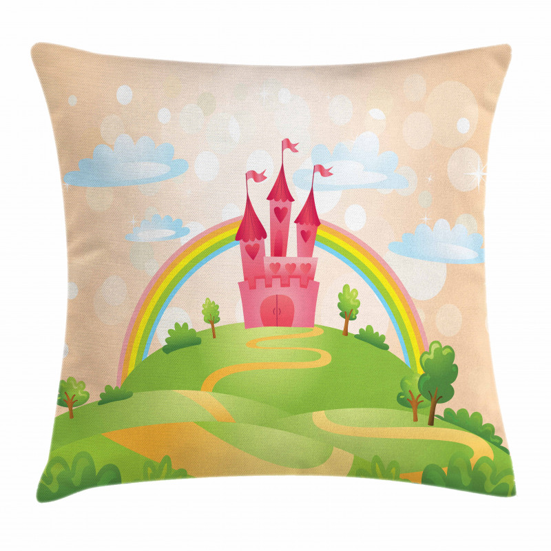 Vibrant Rainbow Pillow Cover