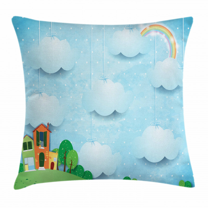 Hanging Cloud Pillow Cover