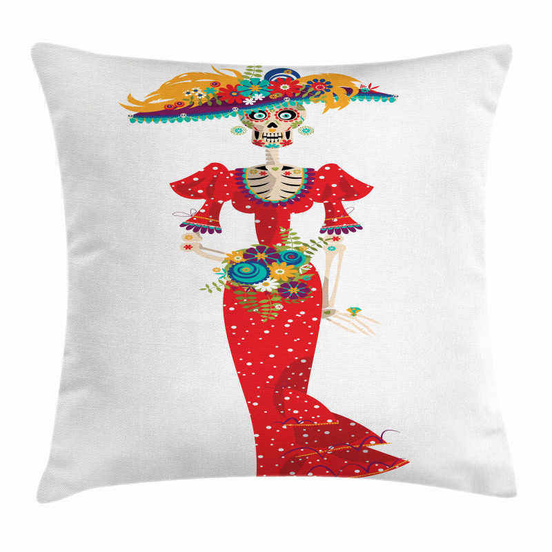 la Calavera Catrina Pillow Cover