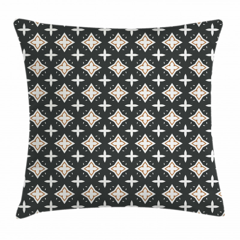 Geometric Oval Pattern Pillow Cover