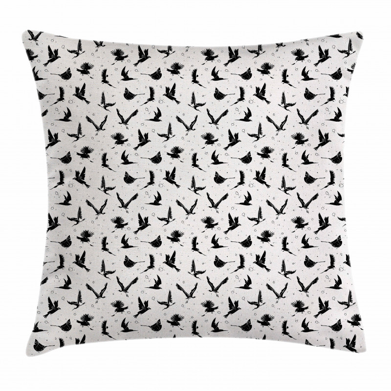 Crane and Pigeon Eagle Pillow Cover