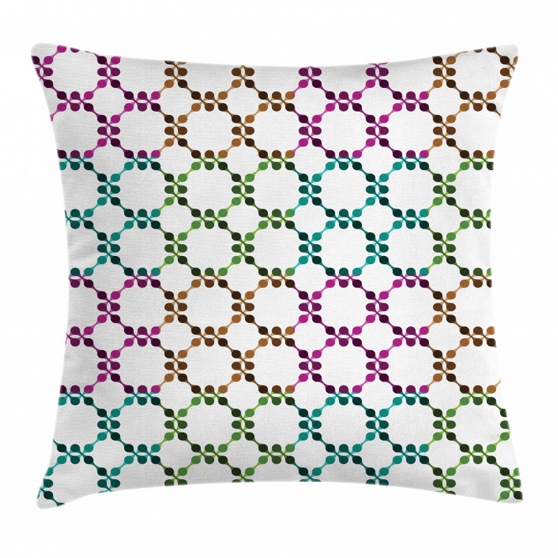 Chain Linked Dots Pillow Cover