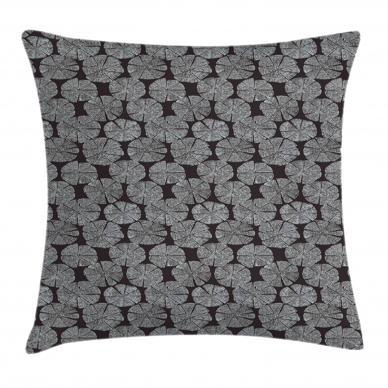 Traditional Woodblock Pillow Cover