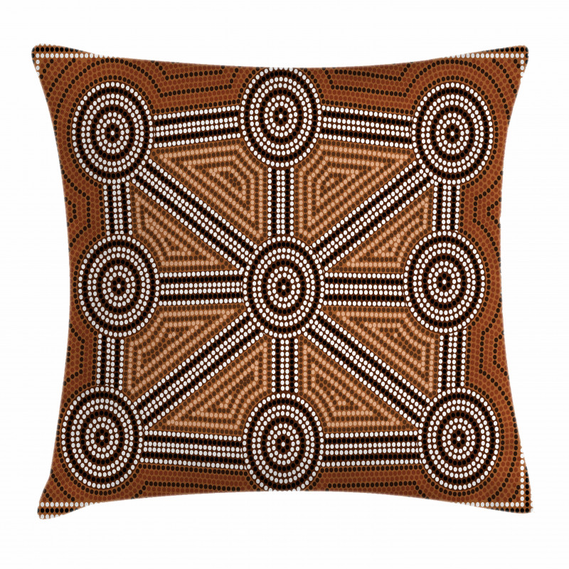Aboriginal Patterns Pillow Cover