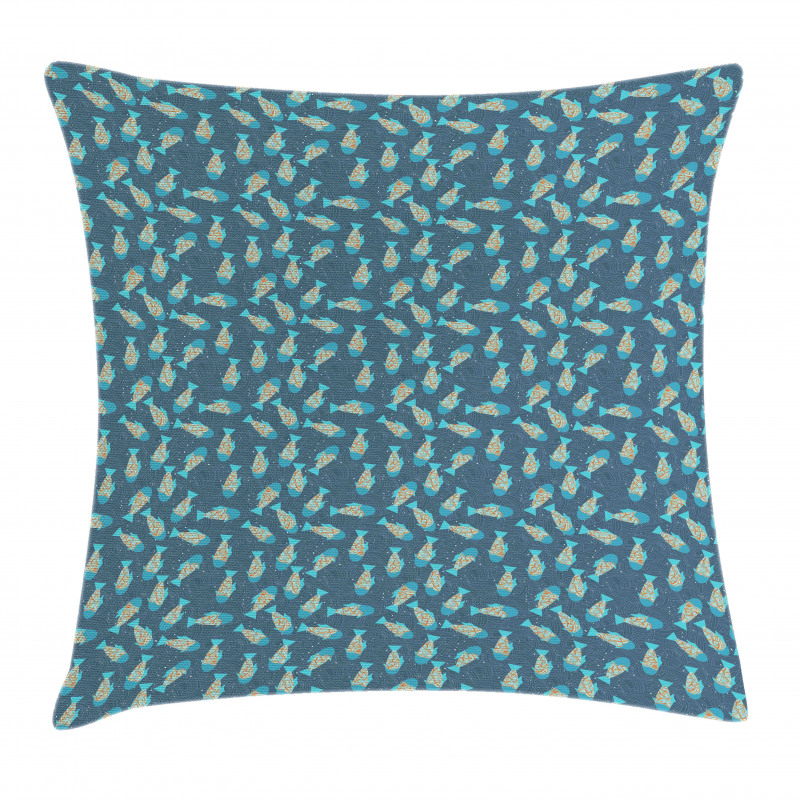 Exotic Underwater Animals Pillow Cover