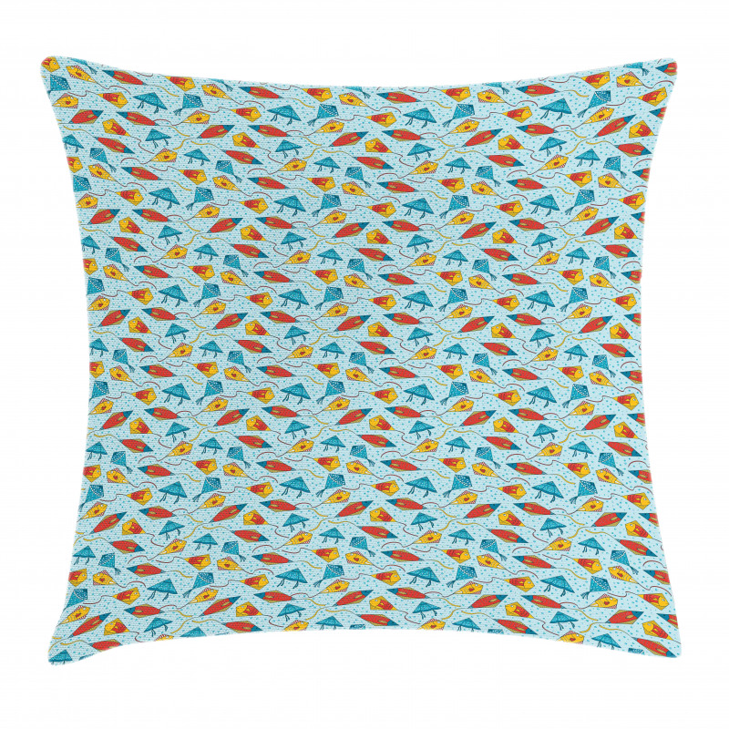 Kite Shaped Animal Pattern Pillow Cover