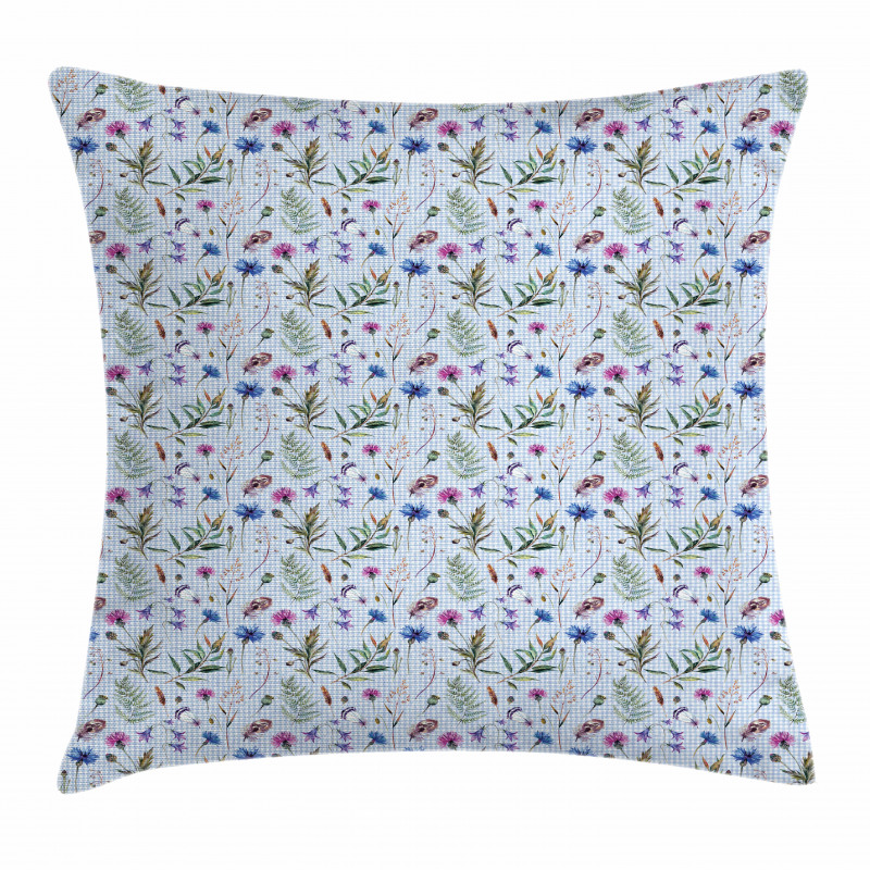 Spring Floral Motifs Pillow Cover