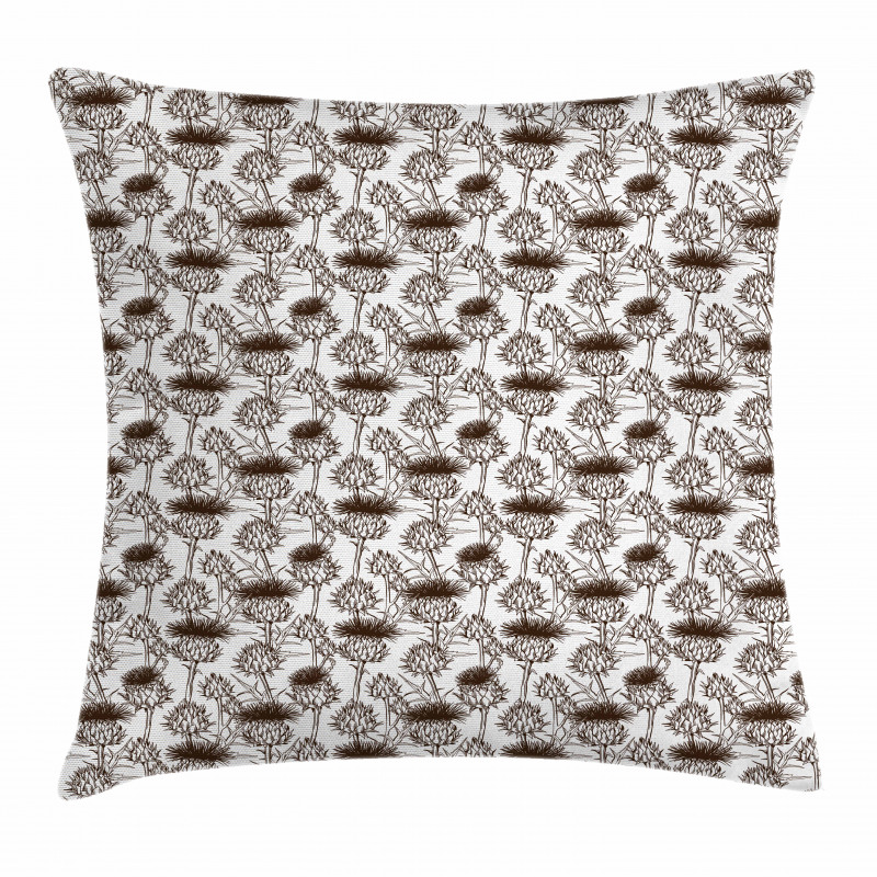 Silhouette Pattern Pillow Cover