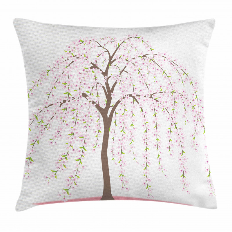 Flowers Oriental Pillow Cover