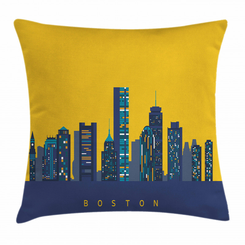 Egg Yolk Colored Sky Pillow Cover